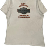 105 Years Anniversary Harley Davidson Graphic T-Shirt - XL White Cotton