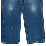 Carhartt Double Knee Carpenter Jeans - 34W 32L Blue Cotton