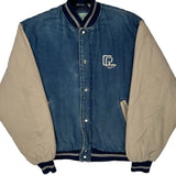 Canyon Guide Varsity Jacket - Large Beige Denim
