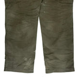 Carhartt Double Knee Cargo Pants - 36W 29L Green Cotton