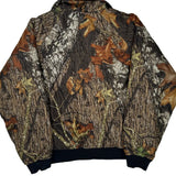 Mossy Oak Camo Bomber Jacket - Large Camo Polyester