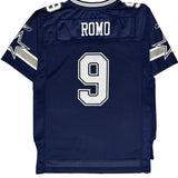 Age 14-16 Reebok Dallas Cowboys Football Jersey - Large Blue Polyester