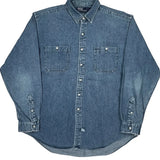 Polo By Ralph Lauren Denim Shirt - XL Blue Cotton