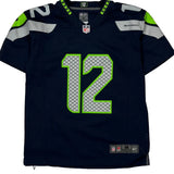 Seahawks Nike Football Football Jersey - Medium Navy Polyester