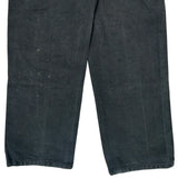 Dakota Grizzly Double Knee Carpenter Trousers - 30W 34L Black Cotton