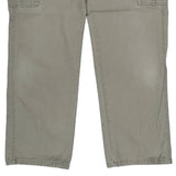 Wrangler Cargo Trousers - 36W 34L Grey Cotton