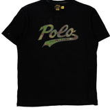 Polo By Ralph Lauren Graphic T-Shirt - Medium Black Cotton