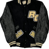 Rock Canyon Maverick Varsity Jacket - Medium Gold Leather