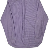 Ralph Lauren Striped Shirt - Medium Purple Cotton