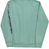 Quiksilver Spellout Hoodie - XL Green Cotton