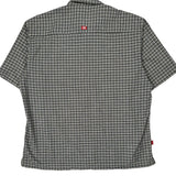 Ecko Unltd Checked Short Sleeve Shirt - XL Gray Cotton