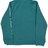 Age 10 Carhartt Spellout Hoodie - Medium Blue Cotton