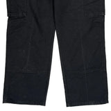 Wrangler Cargo Pants - 38W 31L Black Cotton Blend