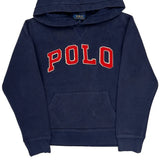 Age 10-12 Polo By Ralph Lauren Hoodie - Medium Blue Cotton