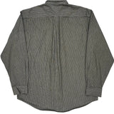 Tommy Hilfiger Striped Shirt - Large Gray Cotton