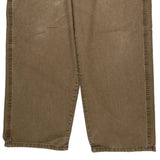 Unbranded Double Knee Carpenter Trousers - 34W 30L Brown Cotton