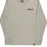 Carhartt Long Sleeve T-Shirt - Medium Cream Cotton