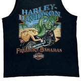 Harley Davidson Tank Top - Medium Black Cotton