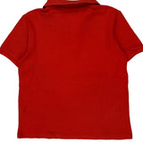 Age 12 Lacoste Polo Shirt - 3XS Red Cotton