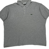 Lacoste Polo Shirt - 2XL Gray Cotton