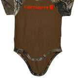 Age 18 Months Carhartt Camo T-Shirt - 3XS Brown Cotton