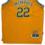Memphis Adidas 2011 #22 Rudy Gay Jersey - XL Yellow Polyester