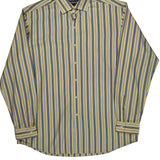 Polo By Ralph Lauren Striped Shirt - Large Blue Cotton