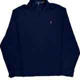 Polo By Ralph Lauren 1/4 Zip - XL Navy Cotton