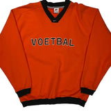 Netherlands Nike Football Windbreaker - Large Orange Cotton