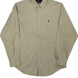 Ralph Lauren Shirt - Large Beige Cotton