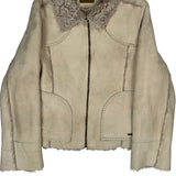 Point Zero Jacket - Medium Cream Suede