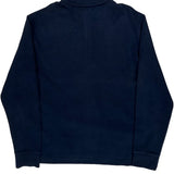 Polo By Ralph Lauren 1/4 Zip - Large Navy Cotton