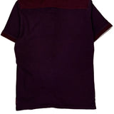 Armani Exchange Polo Shirt - Small Purple Cotton