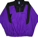 Umbro Oversized Windbreaker - Large Black Nylon