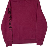 Carhartt Hoodie - Large Purple Cotton