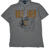 Tommy Hilfiger Polo Shirt - Small Gray Cotton