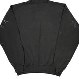 Hanes Sweatshirt - Large Black Cotton Blend