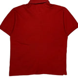Lacoste Polo Shirt - Medium Red Cotton