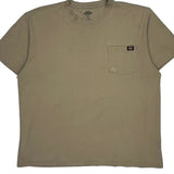 Dickies T-Shirt - XL Beige Cotton