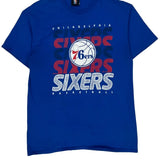 Philadelphia 76Ers Unk Nba T-Shirt - Medium Blue Cotton