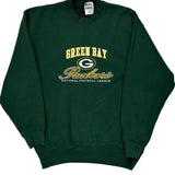 Green Bay Packers Pro Player Nfl Sweatshirt - Large Green Cotton Blend