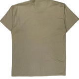 Single Stitch Delta Graphic T-Shirt - XL Beige Polyester Blend