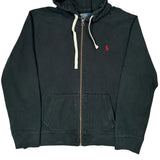 Polo By Ralph Lauren Hoodie - 2XL Black Cotton Blend