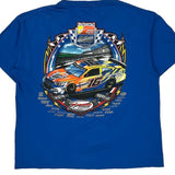Federated Auto Parts 400 Nascar T-Shirt - XL Blue Cotton