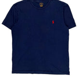 Polo By Ralph Lauren Slim Fit T-Shirt - Medium Blue Cotton