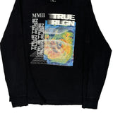 Mmii True Religion Graphic Long Sleeve T-Shirt - Large Black Cotton