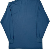 Dickies Long Sleeve T-Shirt - Medium Blue Cotton Blend