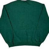 Russell Athletic Sweatshirt - Large Green Cotton