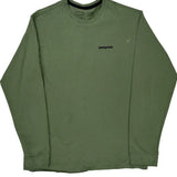 Patagonia Long Sleeve T-Shirt - Medium Green Cotton