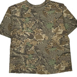 Walls Camo T-Shirt - Medium Khaki Cotton